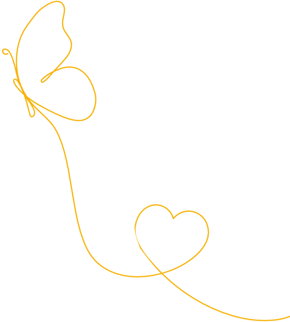 butterfly yellow right